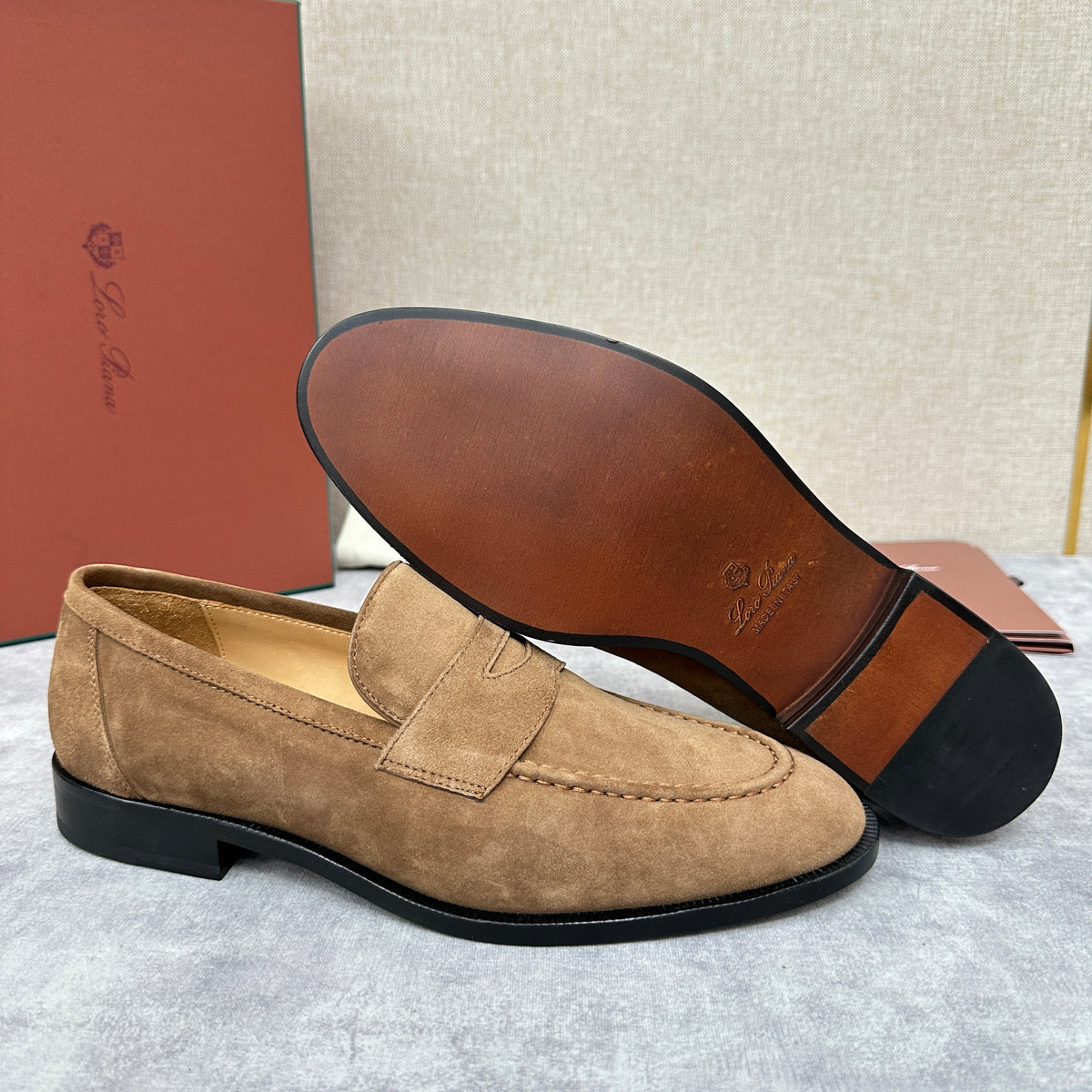 Dark green and Brown Shoes - FashionHype.xyz