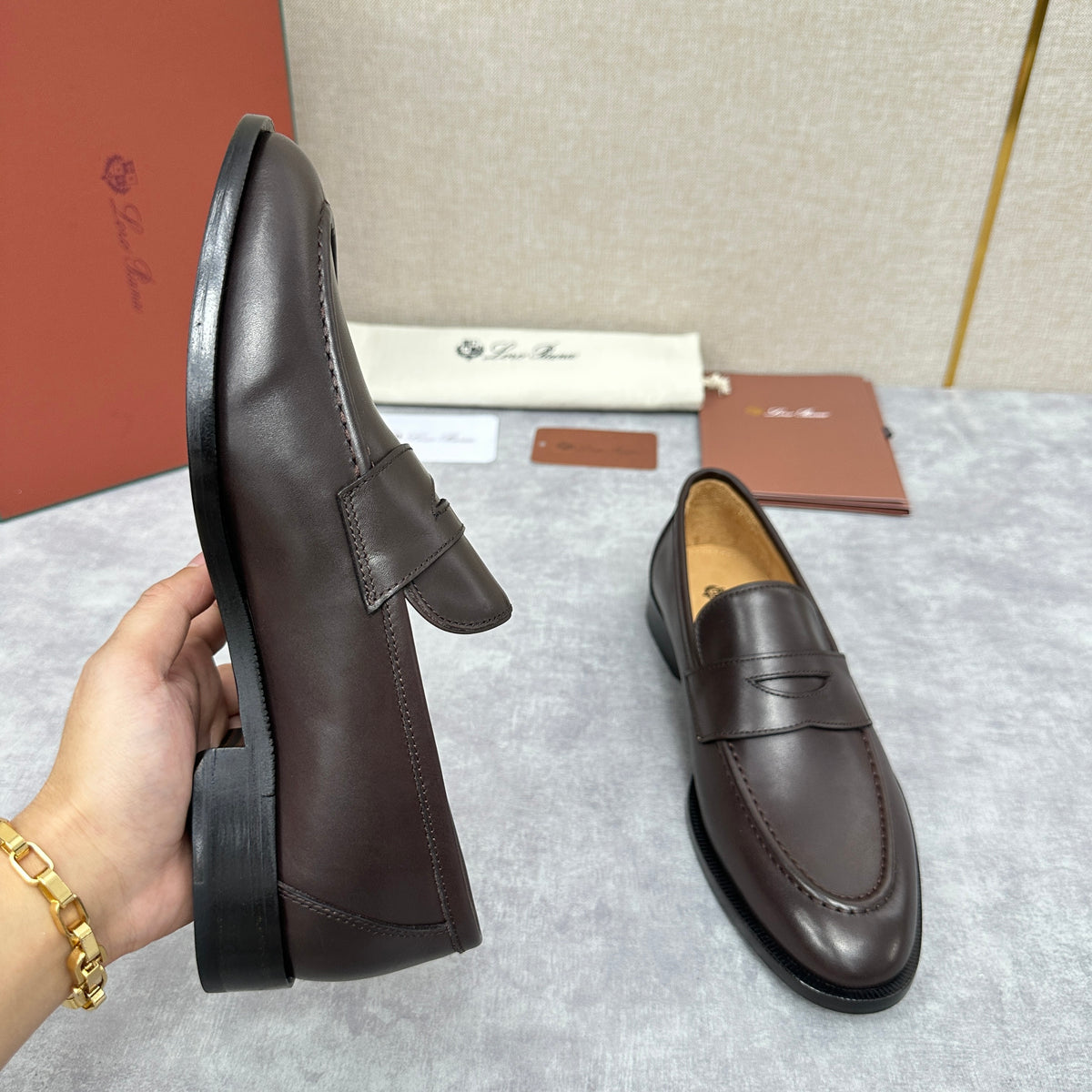 Brown, Dark brown and Black Shoes - FashionHype.xyz