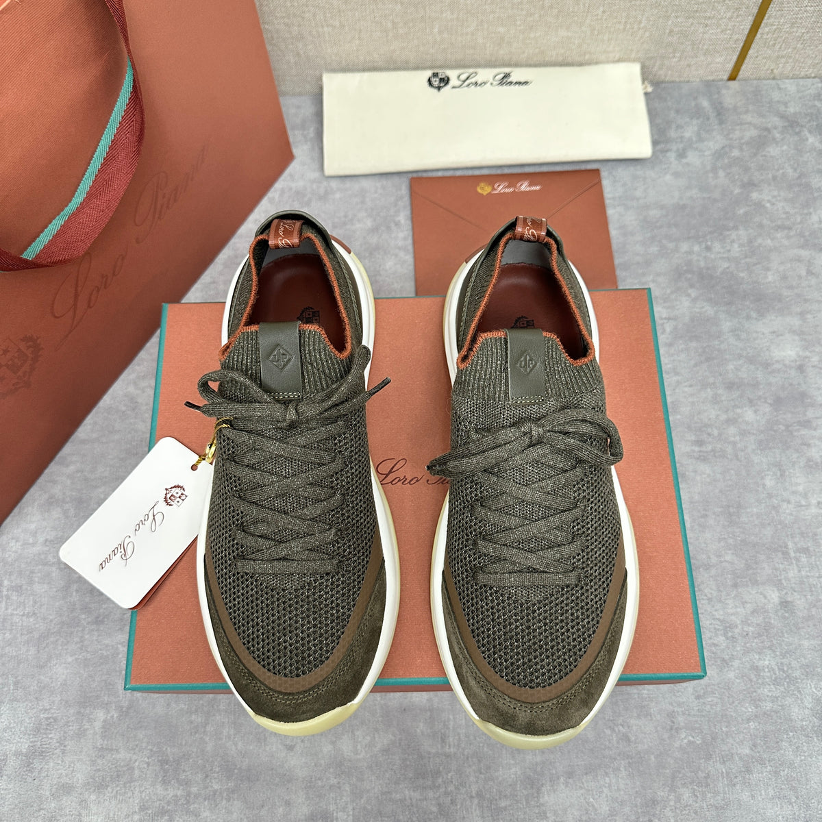 Olive Green, Black and Olive Brown Shoes