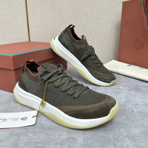 Olive Green, Black and Olive Brown Shoes