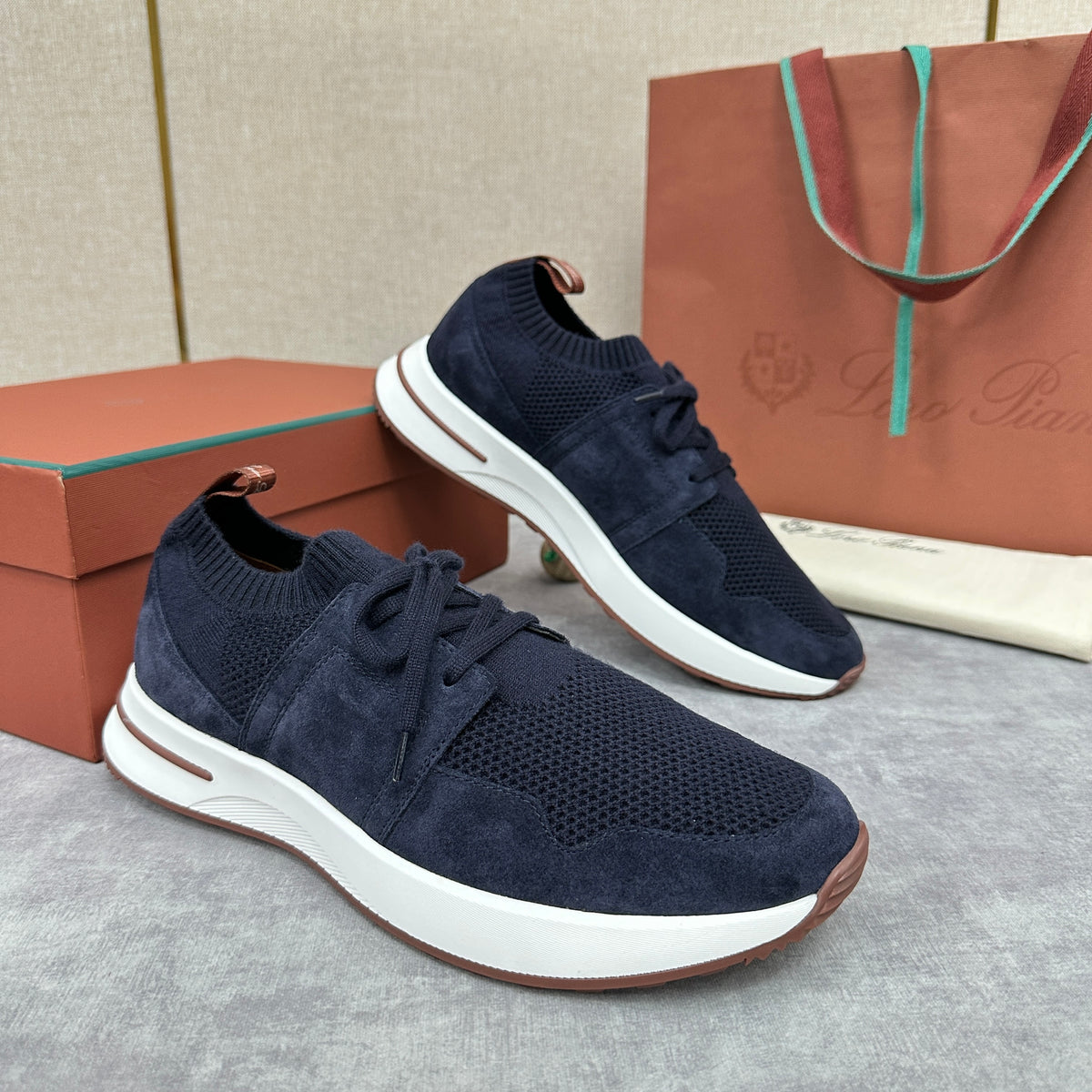 Grey, Blue, Pink and Black Shoes - FashionHype.xyz