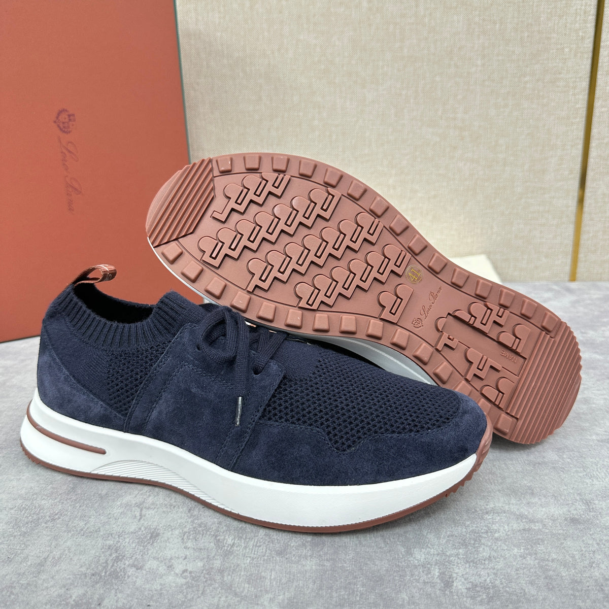 Grey, Blue, Pink and Black Shoes - FashionHype.xyz