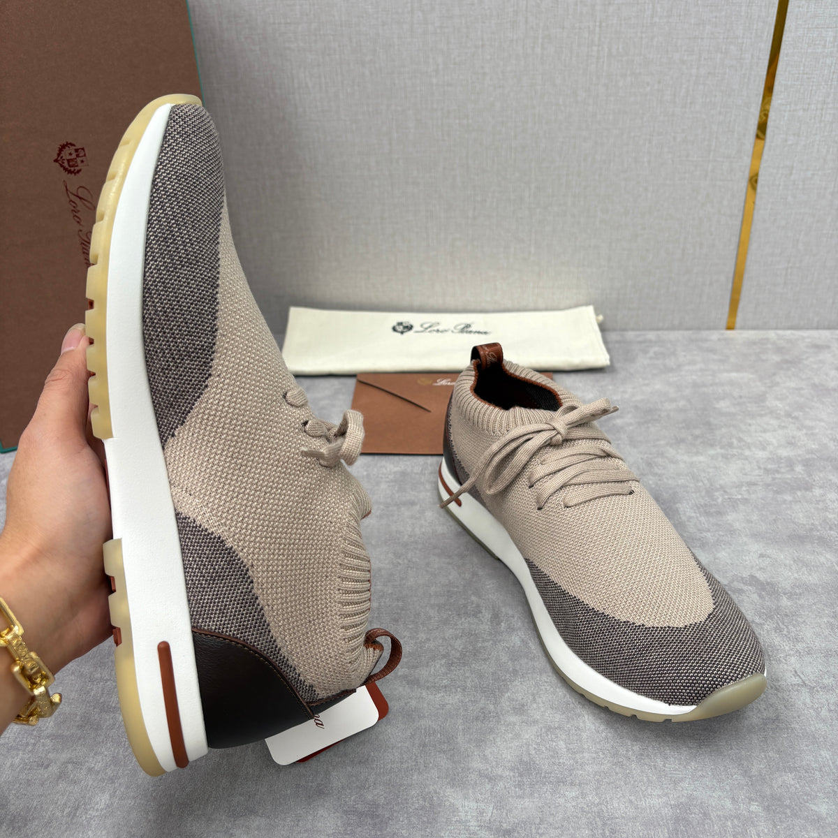 Off-white and Grey Shoes - FashionHype.xyz