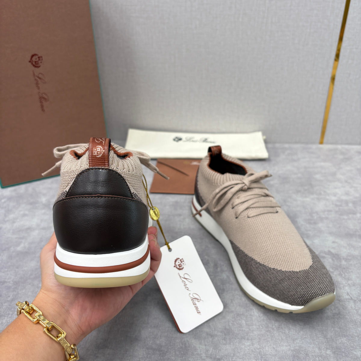 Off-white and Grey Shoes - FashionHype.xyz