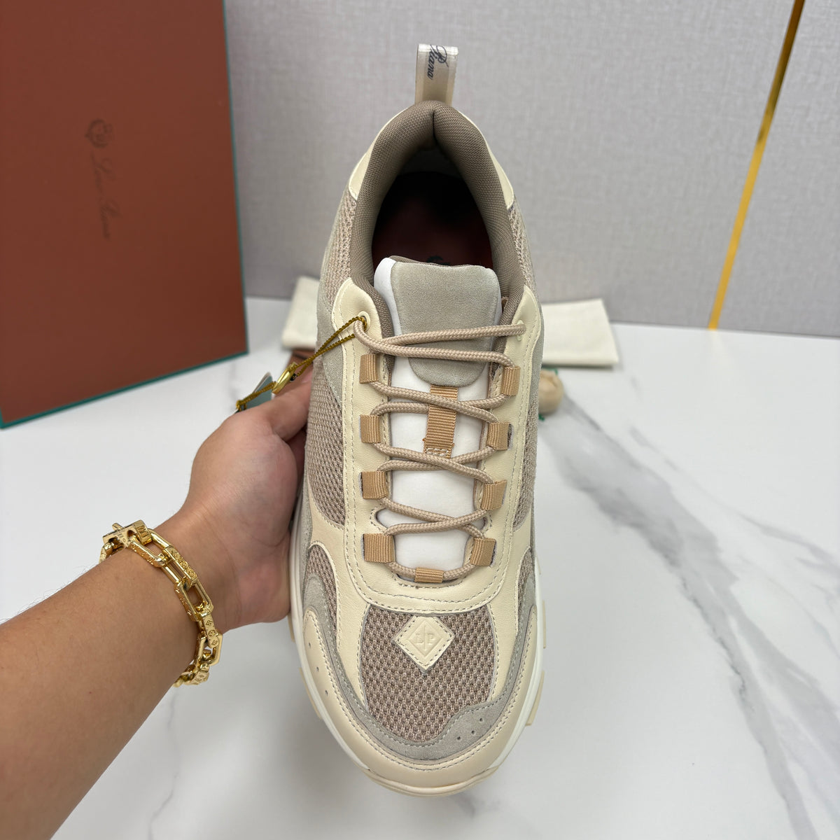 Off-white grey, Dark grey and Brown grey Shoes