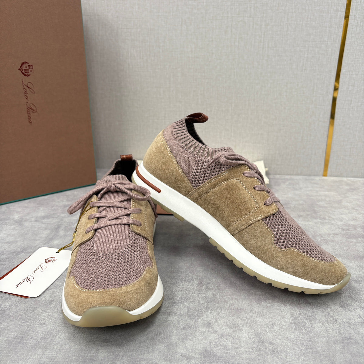 Light Grey, Blush Pink, Olive Green and Blue Grey Shoes - FashionHype.xyz