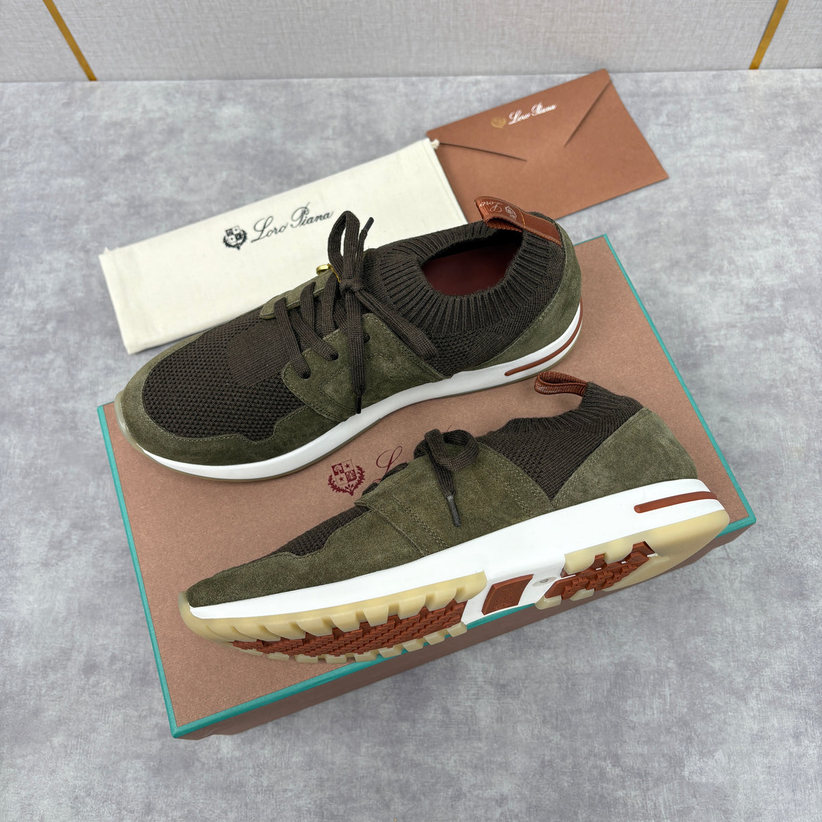 Light Grey, Blush Pink, Olive Green and Blue Grey Shoes - FashionHype.xyz