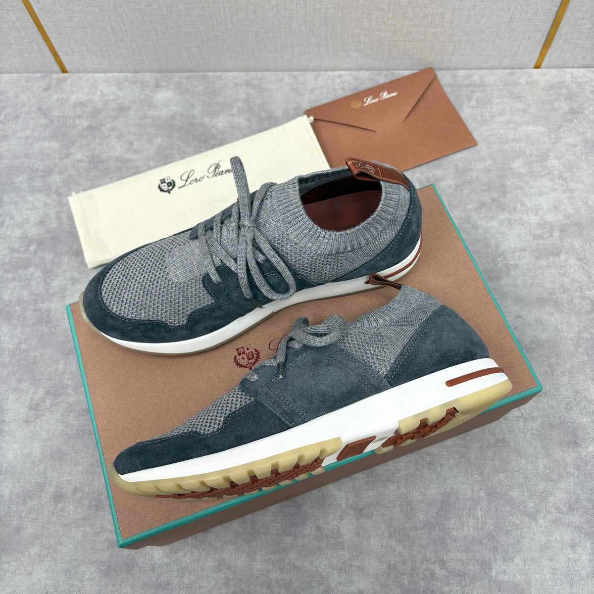 Light grey, Dark grey, Blue and Black shoes - FashionHype.xyz