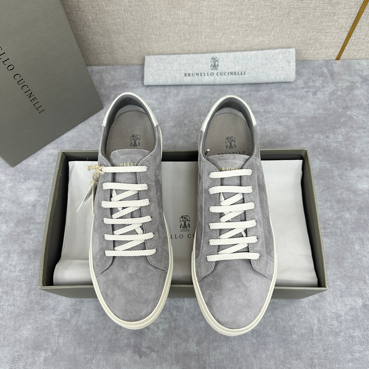 Light grey and Beige Shoes - FashionHype.xyz