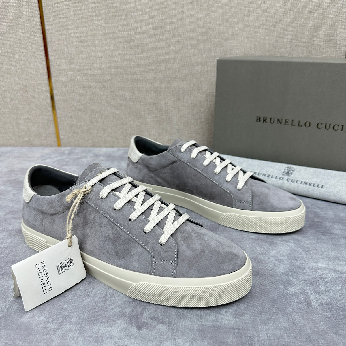 Light grey and Beige Shoes - FashionHype.xyz