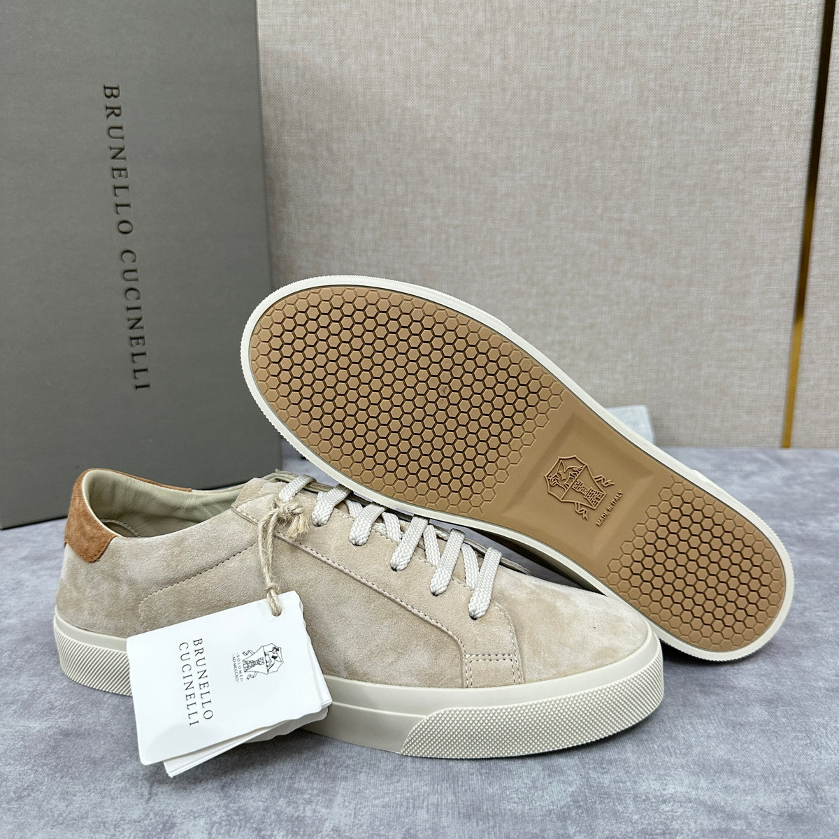 Light grey and Beige Shoes - FashionHype.xyz