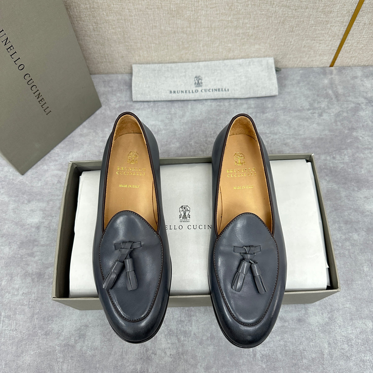 Black, Dark brown and Dark grey Shoes