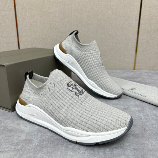Grey, Blue and Black Shoes