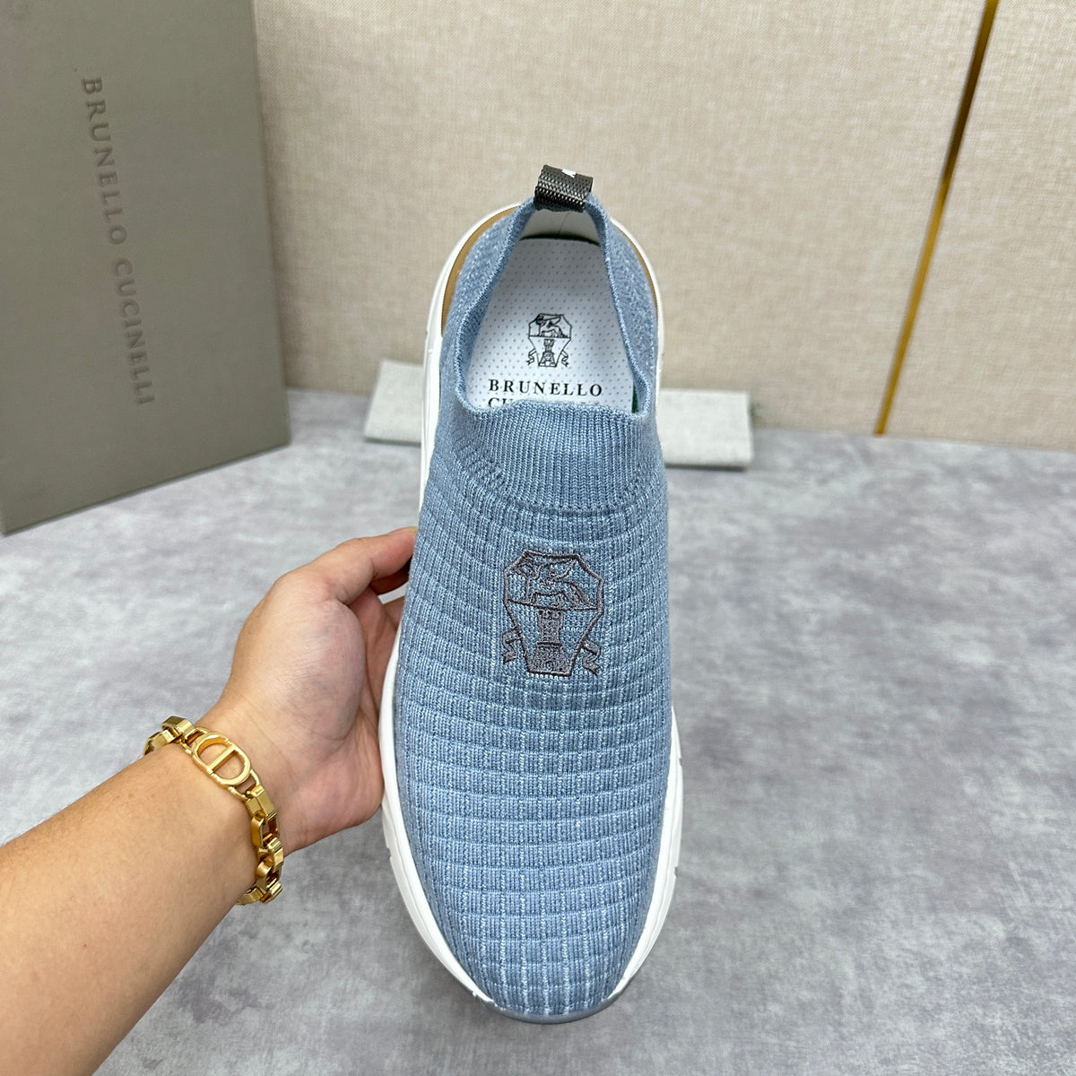 Light grey, Sky blue, Green, Blue and Black Shoes
