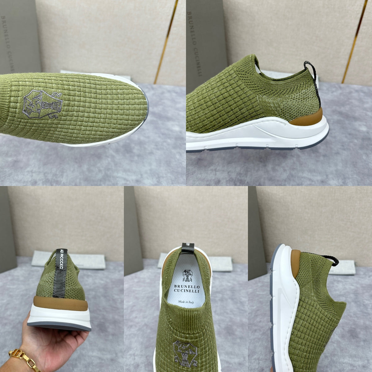 Light grey, Sky blue, Green, Blue and Black Shoes
