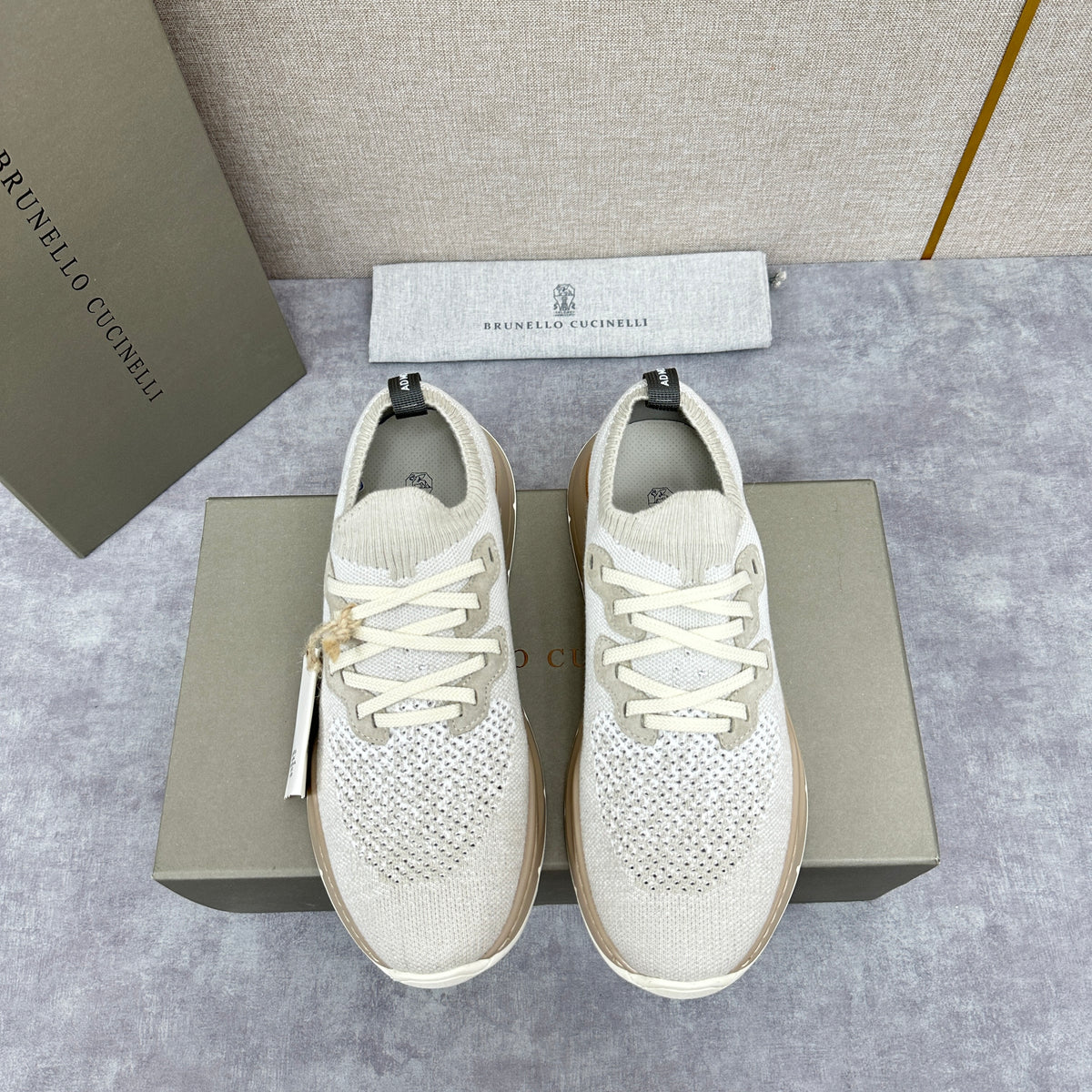 Off-white, Grey and Blue Shoes - FashionHype.xyz
