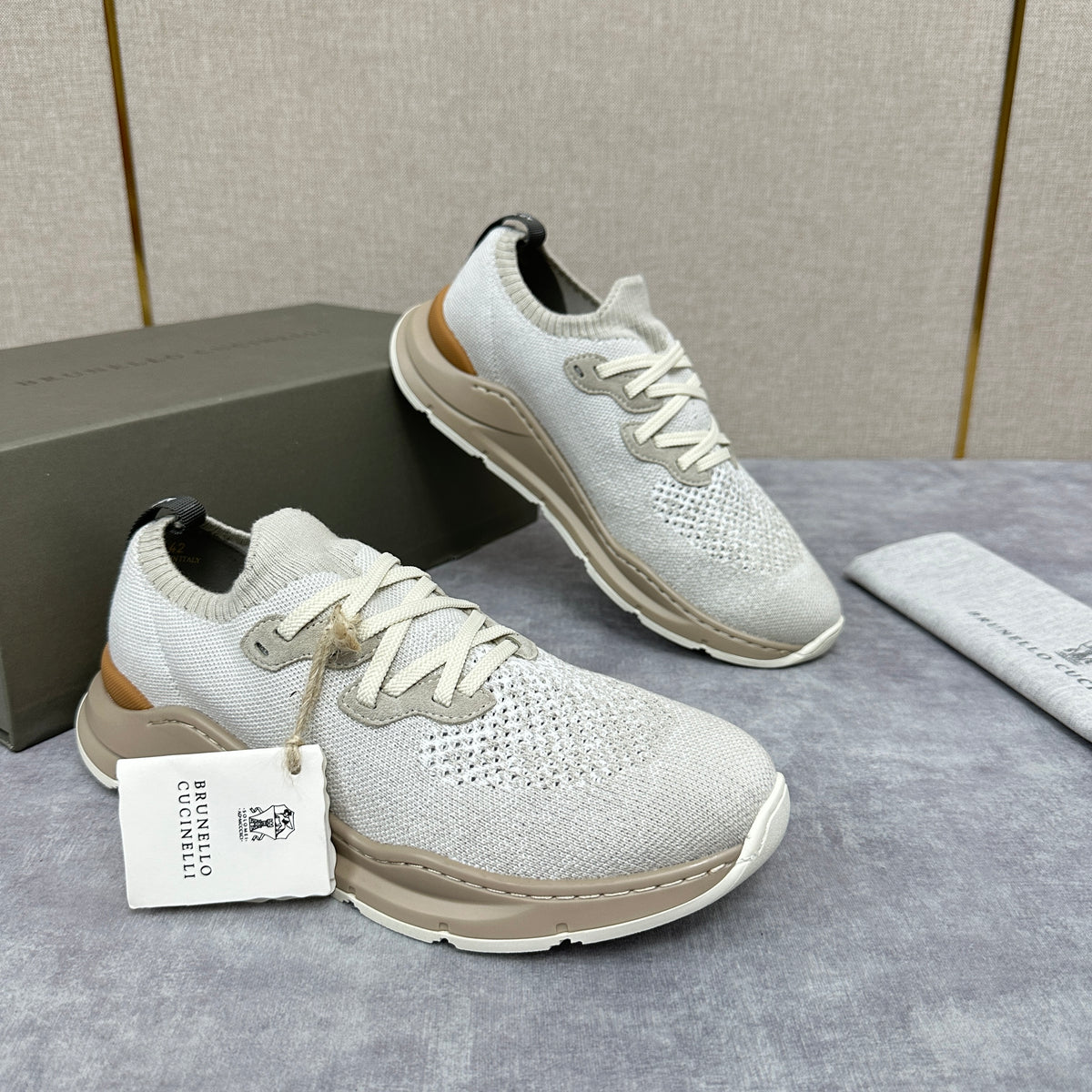 Off-white, Grey and Blue Shoes - FashionHype.xyz