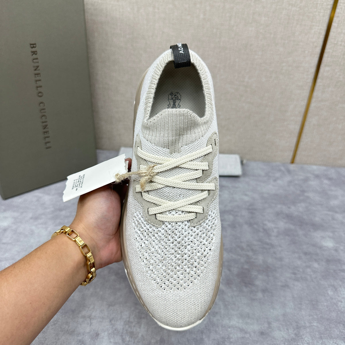 Off-white, Grey and Blue Shoes - FashionHype.xyz