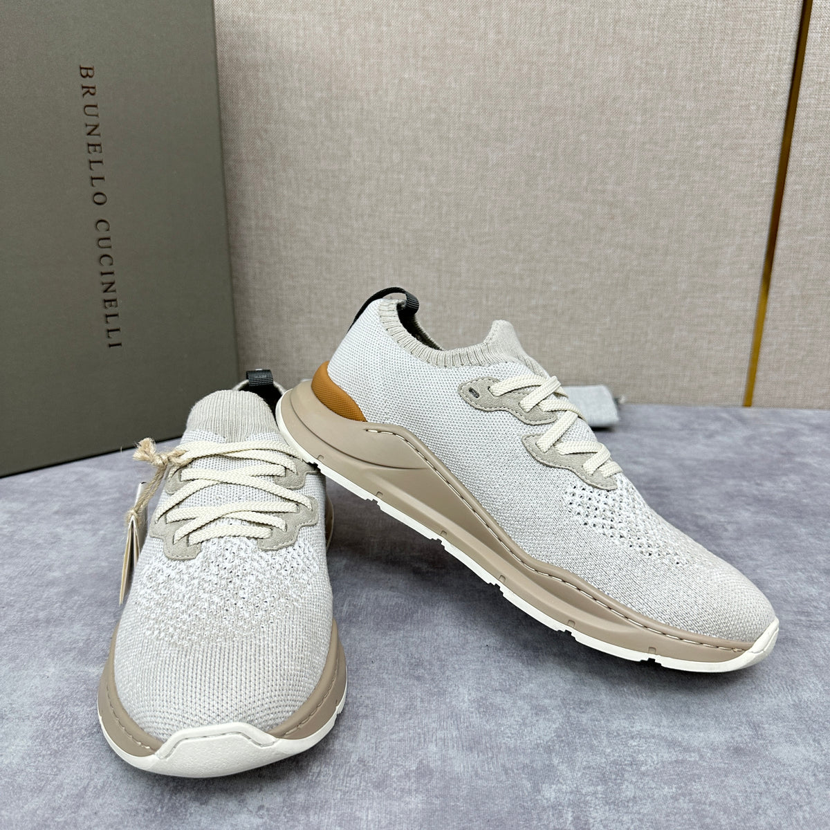 Off-white, Grey and Blue Shoes - FashionHype.xyz