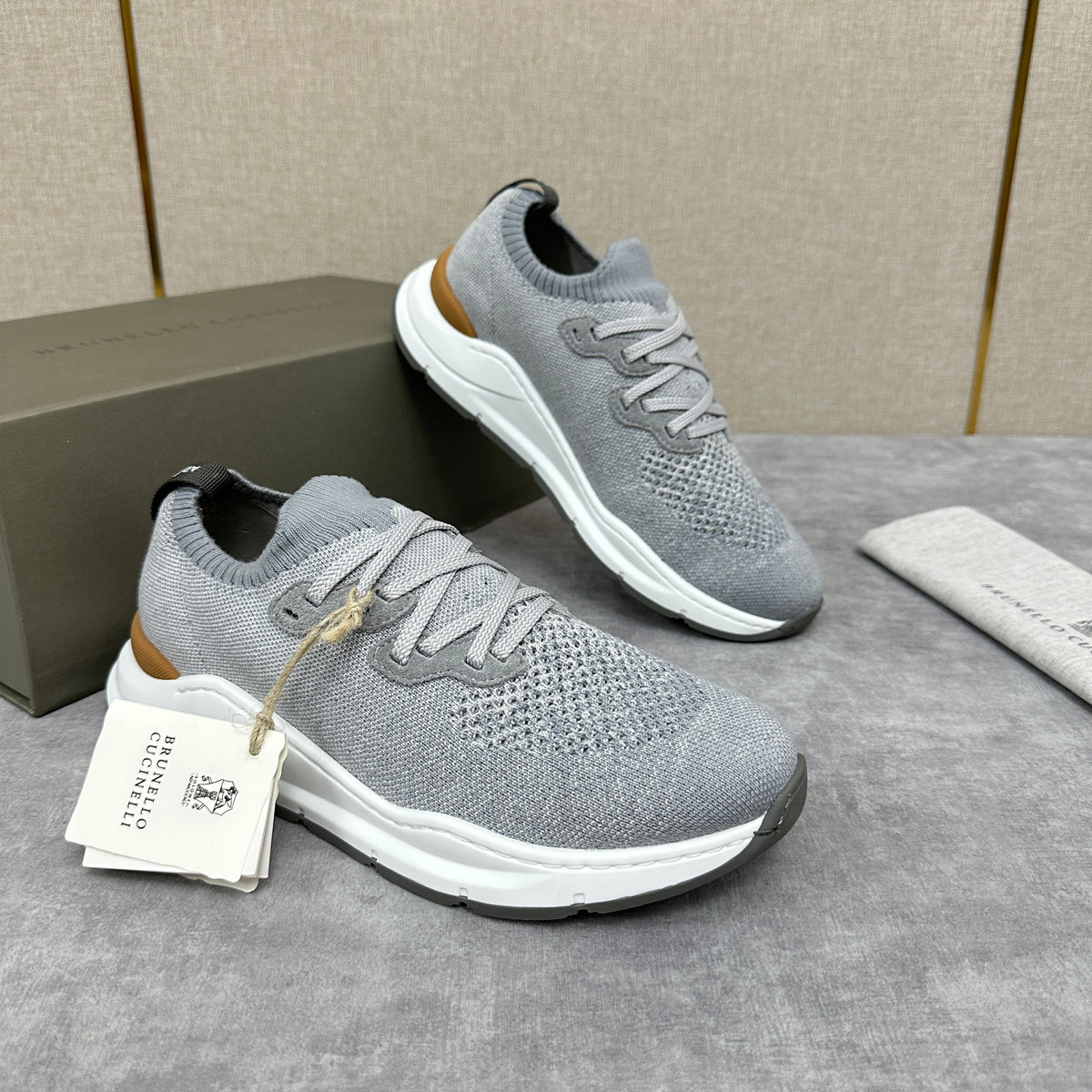 Off-white, Grey and Blue Shoes - FashionHype.xyz