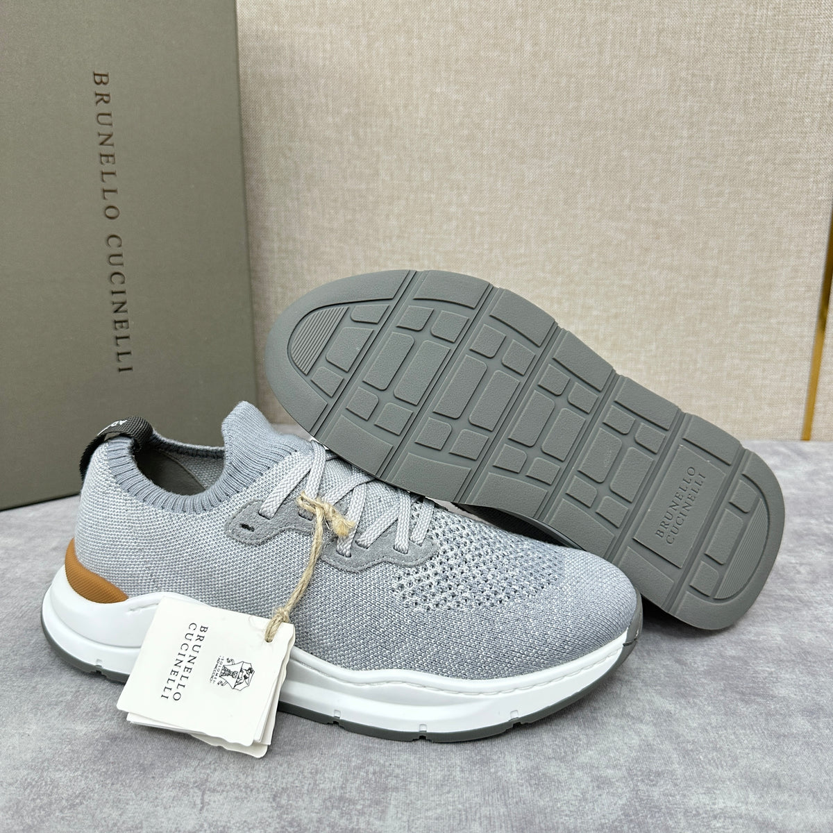 Off-white, Grey and Blue Shoes - FashionHype.xyz