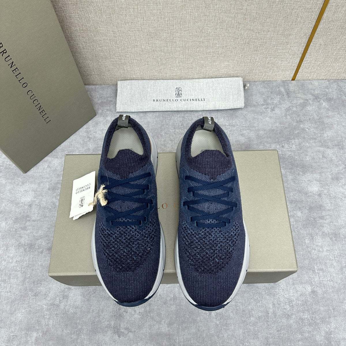 Off-white, Grey and Blue Shoes - FashionHype.xyz