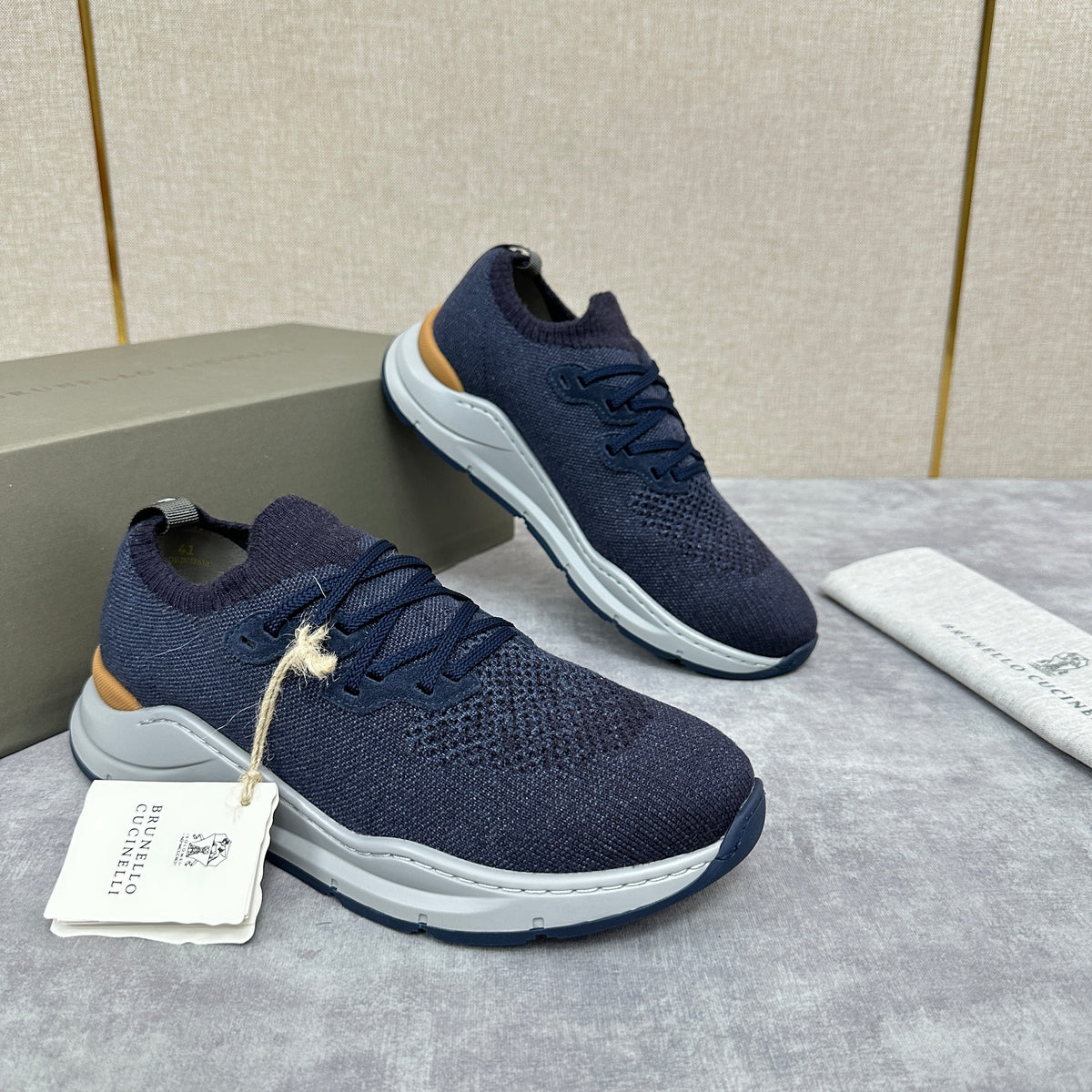 Off-white, Grey and Blue Shoes - FashionHype.xyz