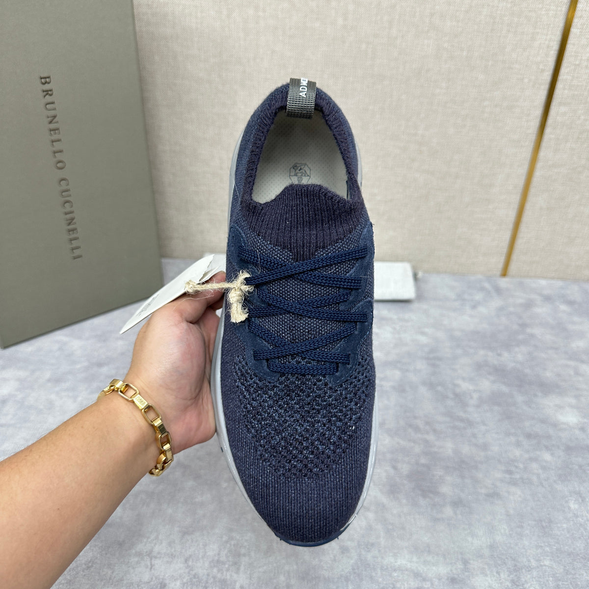 Off-white, Grey and Blue Shoes - FashionHype.xyz