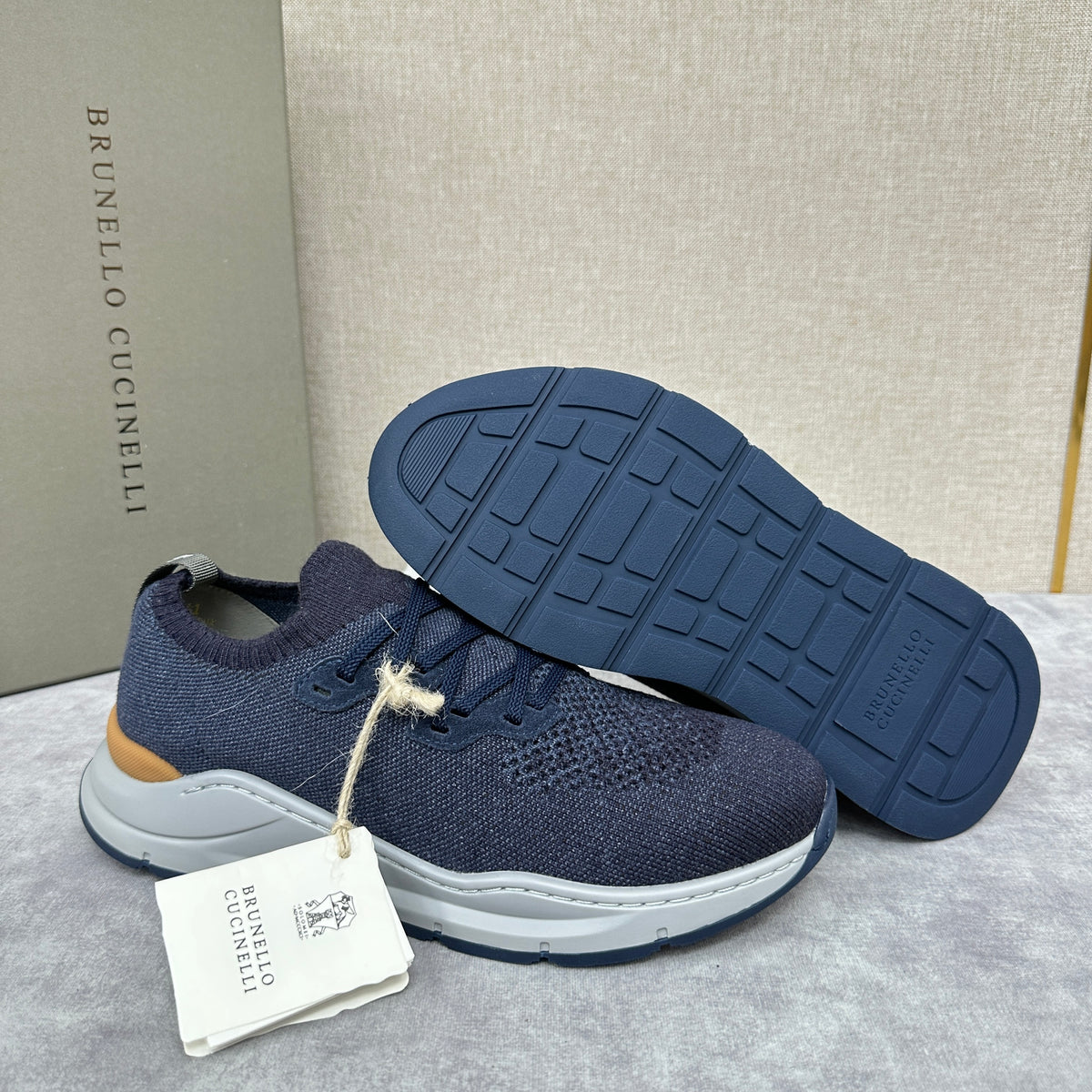 Off-white, Grey and Blue Shoes - FashionHype.xyz
