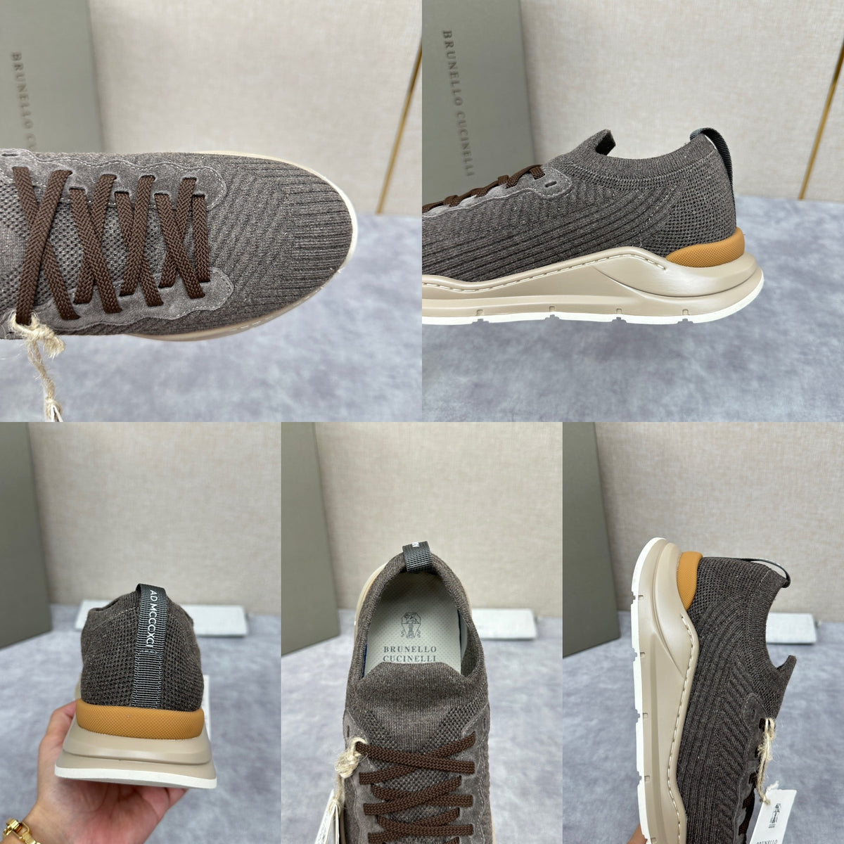 Dark grey and Black Shoes - FashionHype.xyz