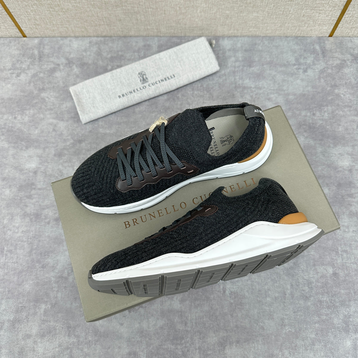 Dark grey and Black Shoes - FashionHype.xyz