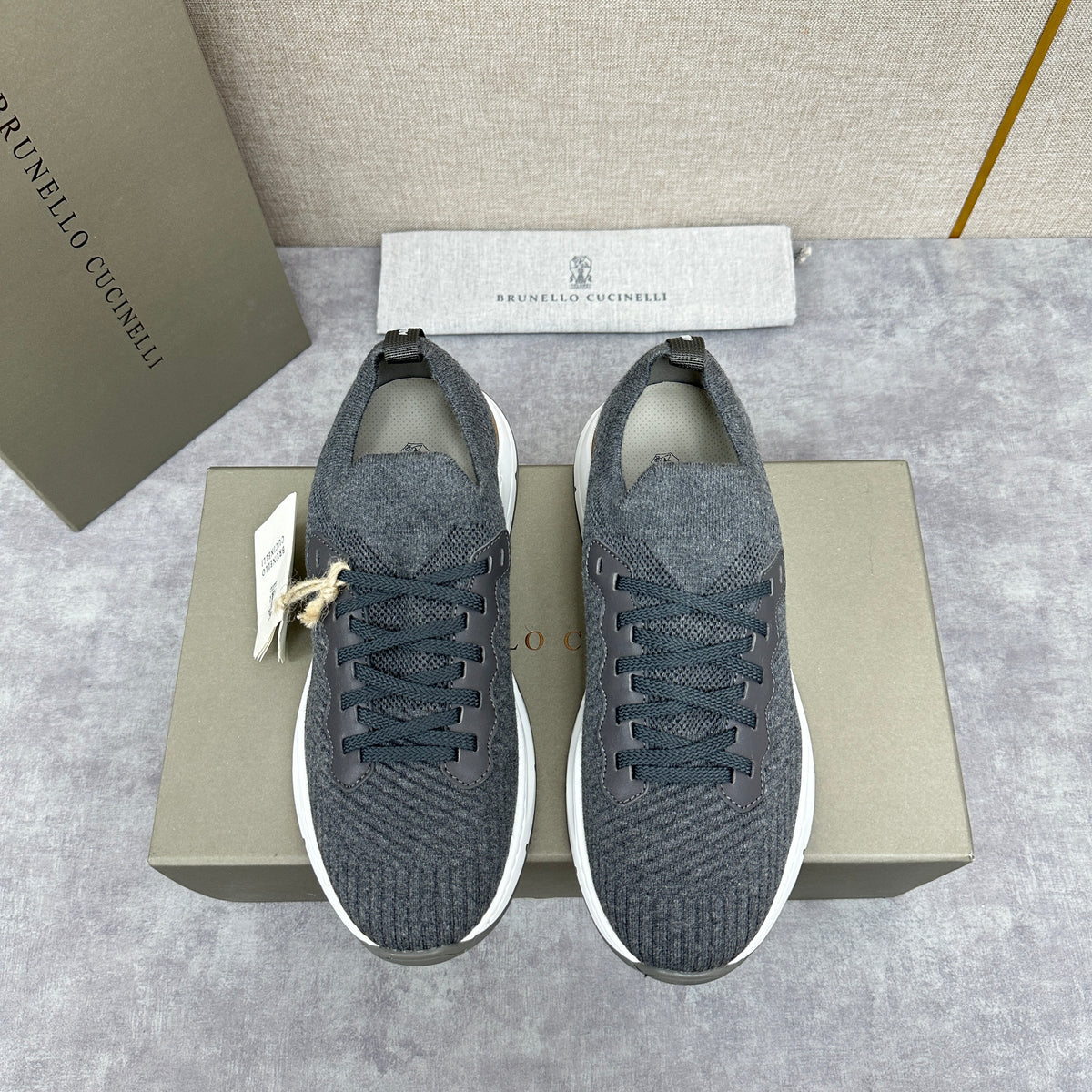 Grey, Dark grey, Blue and Black Shoes