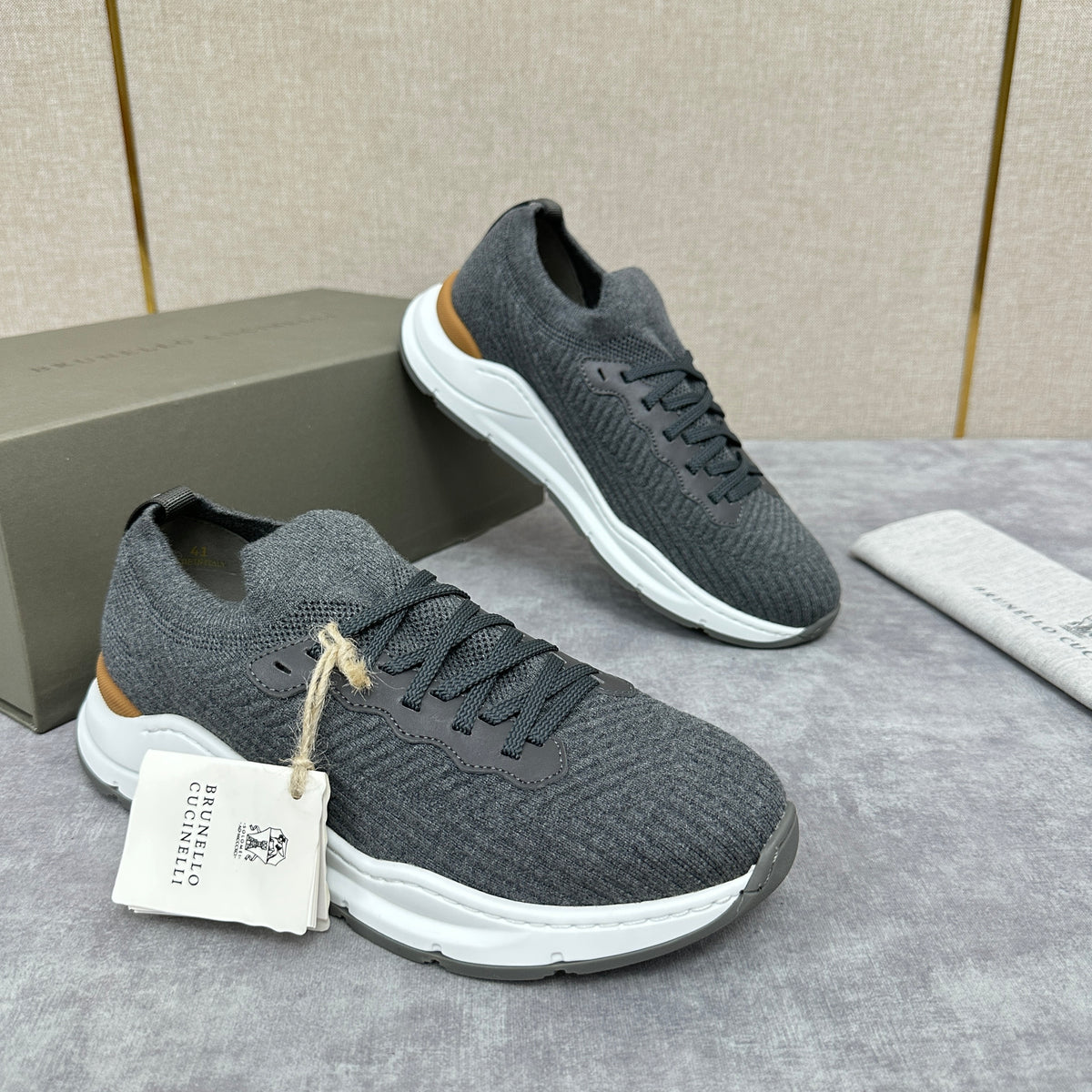 Grey, Dark grey, Blue and Black Shoes