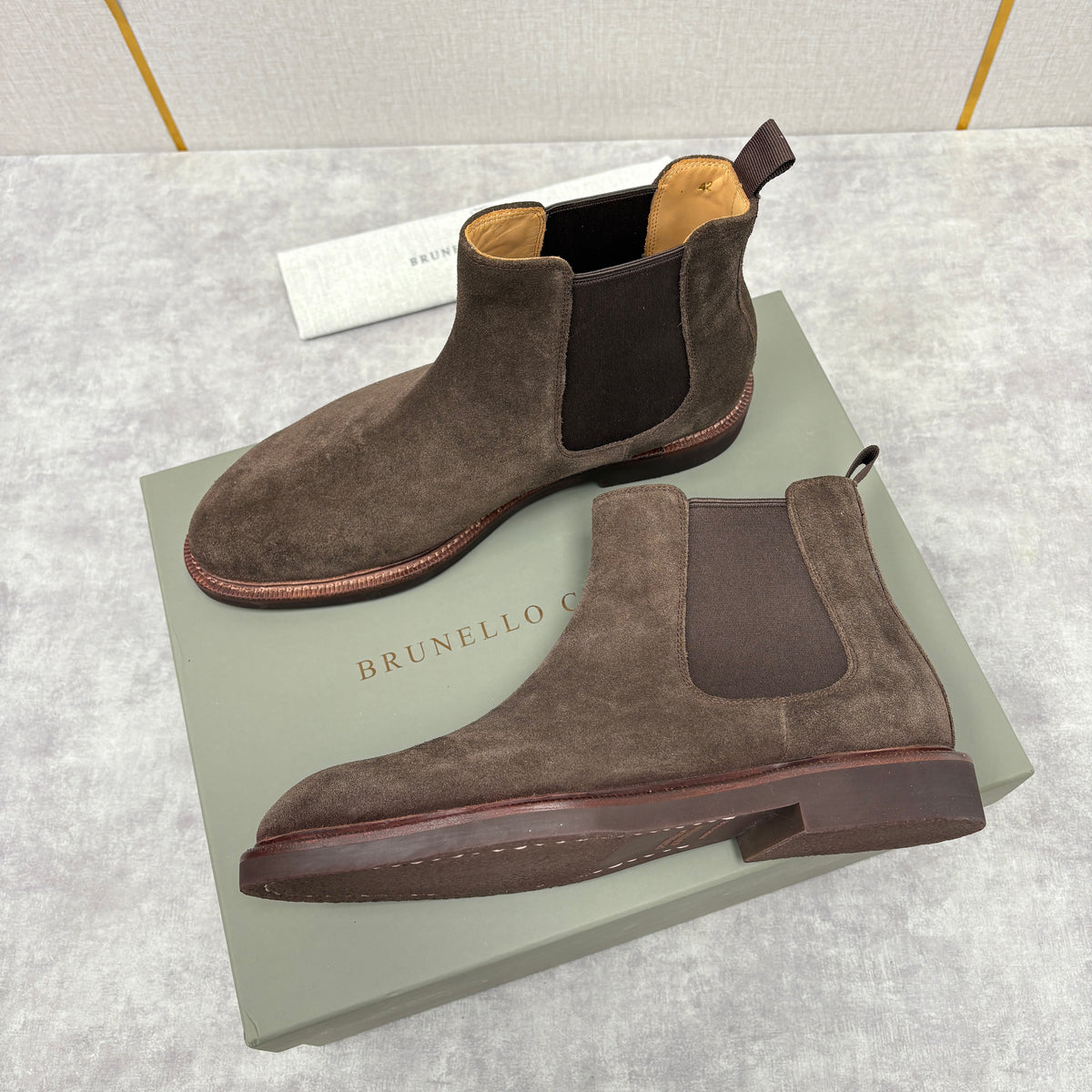 Tan, Dark Brown, Grey and Black Shoes - FashionHype.xyz