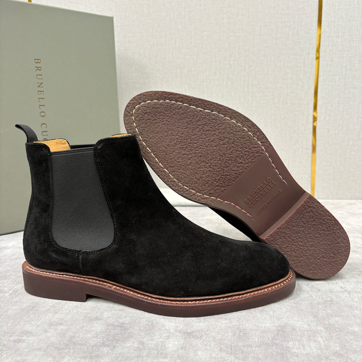 Tan, Dark Brown, Grey and Black Shoes - FashionHype.xyz