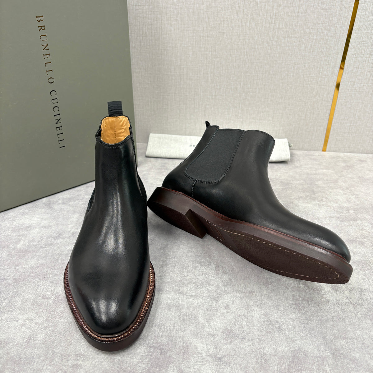 Black and Brown Shoes