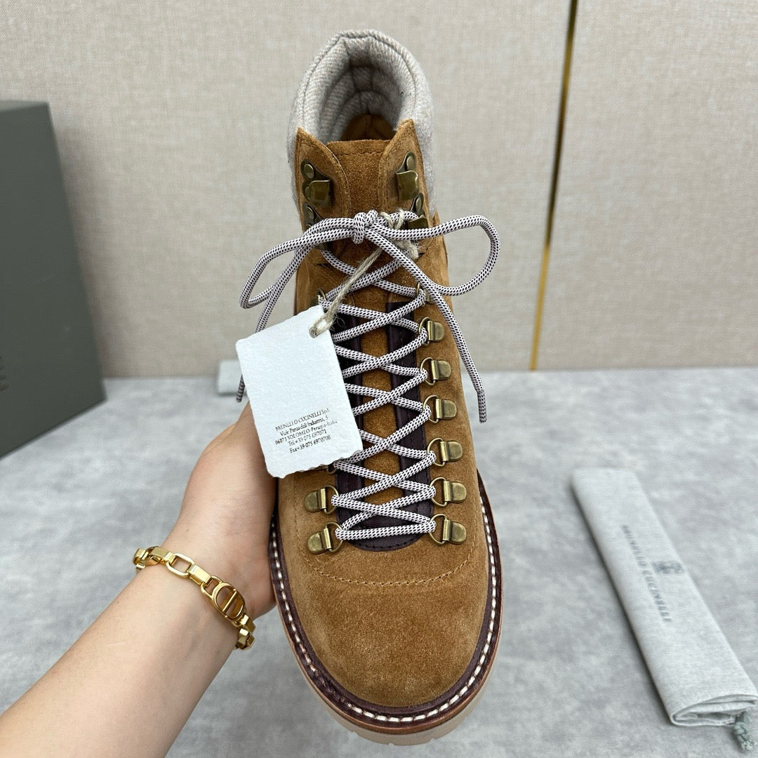Brown and Dark brown Shoes