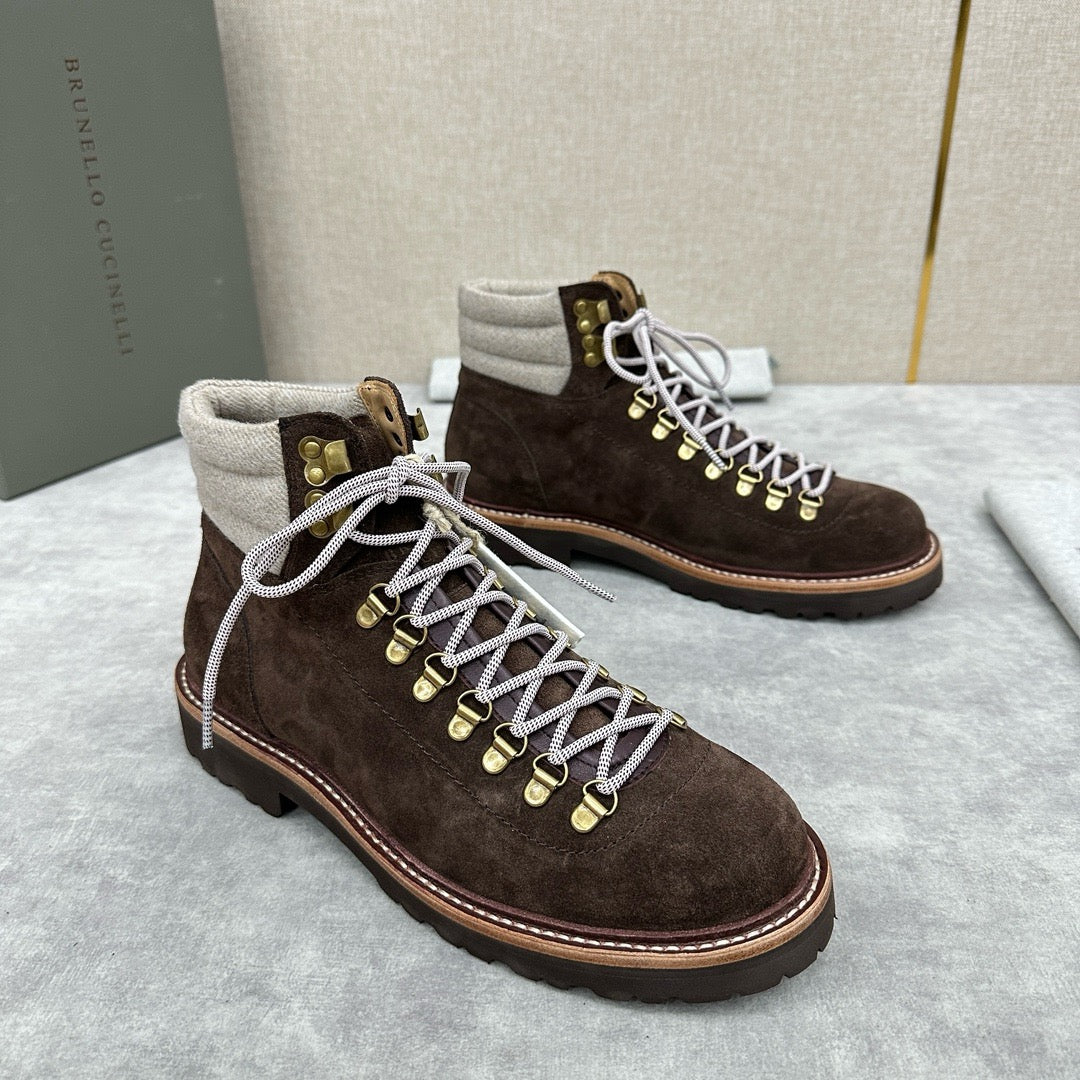 Brown and Dark brown Shoes