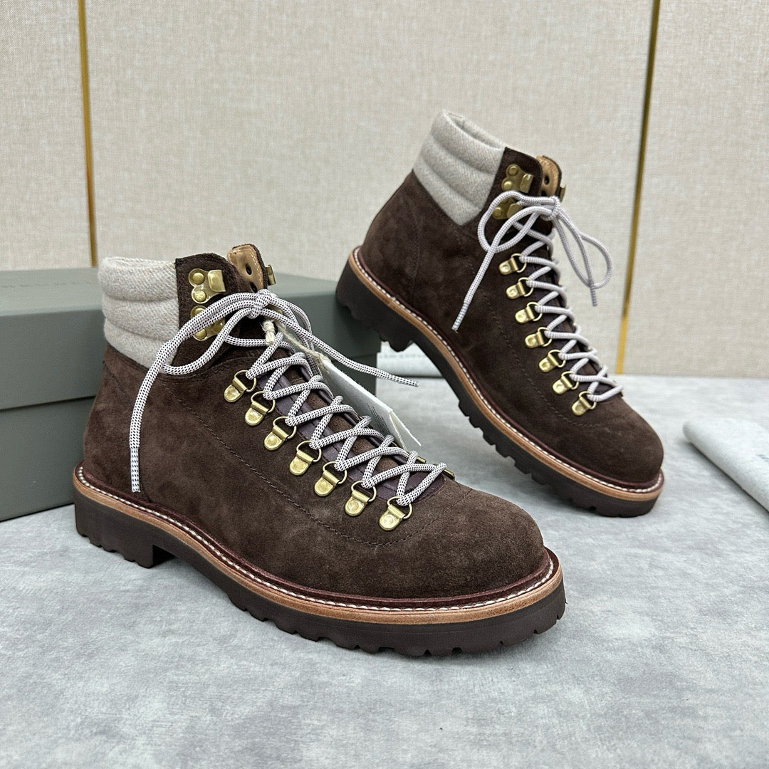Brown and Dark brown Shoes