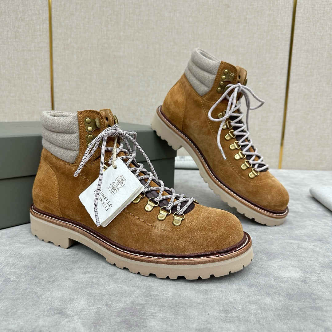 Brown and Dark brown Shoes