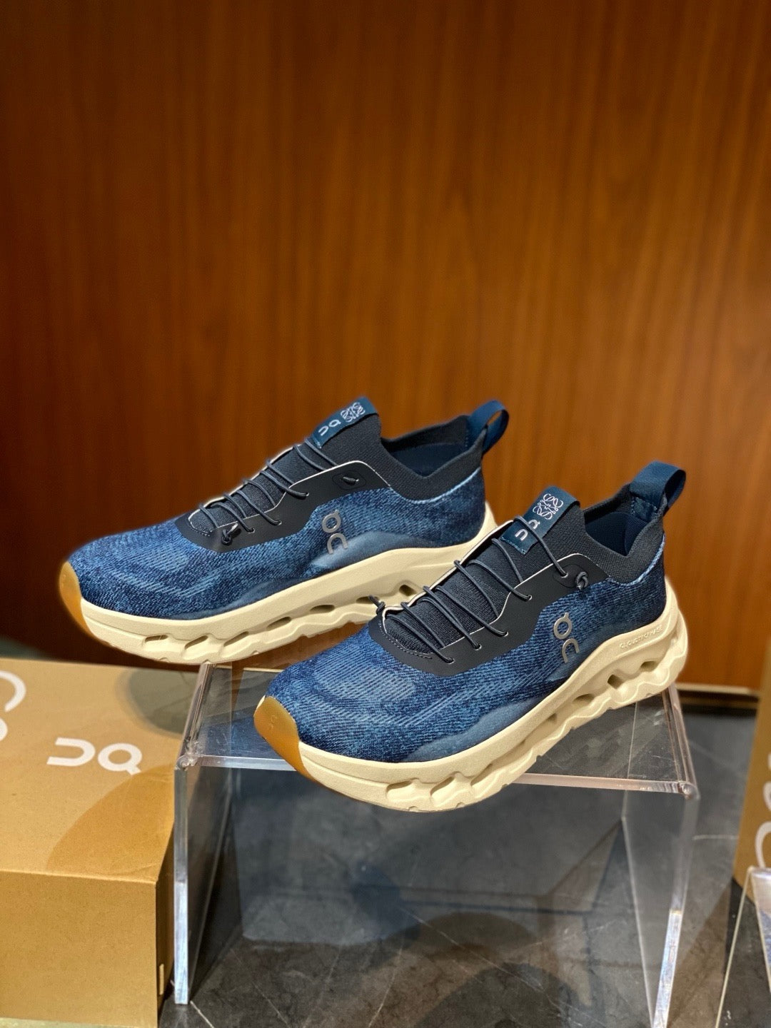 Blue and Black Shoes - FashionHype.xyz