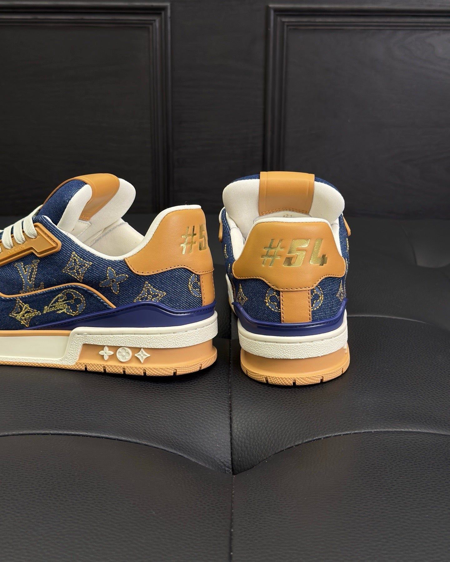 Blue white Shoes