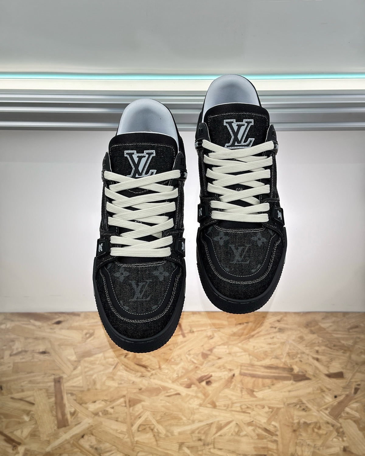 Brown, Black and Blue Shoes - FashionHype.xyz