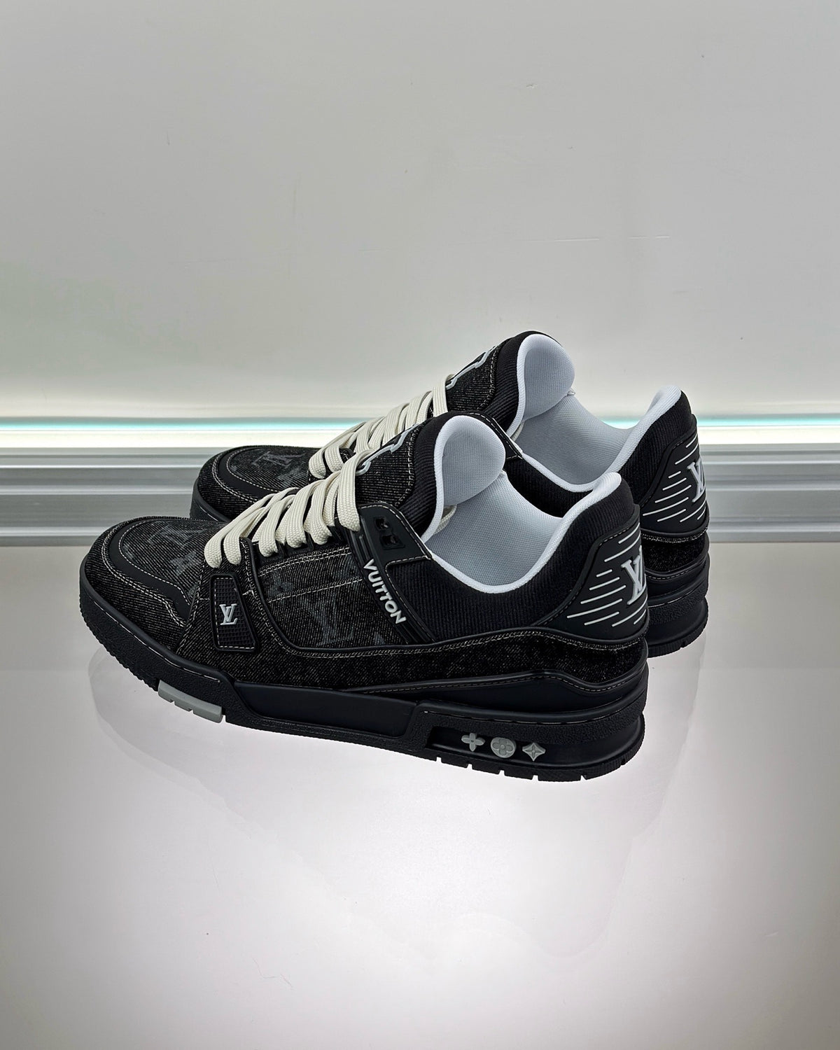 Brown, Black and Blue Shoes - FashionHype.xyz