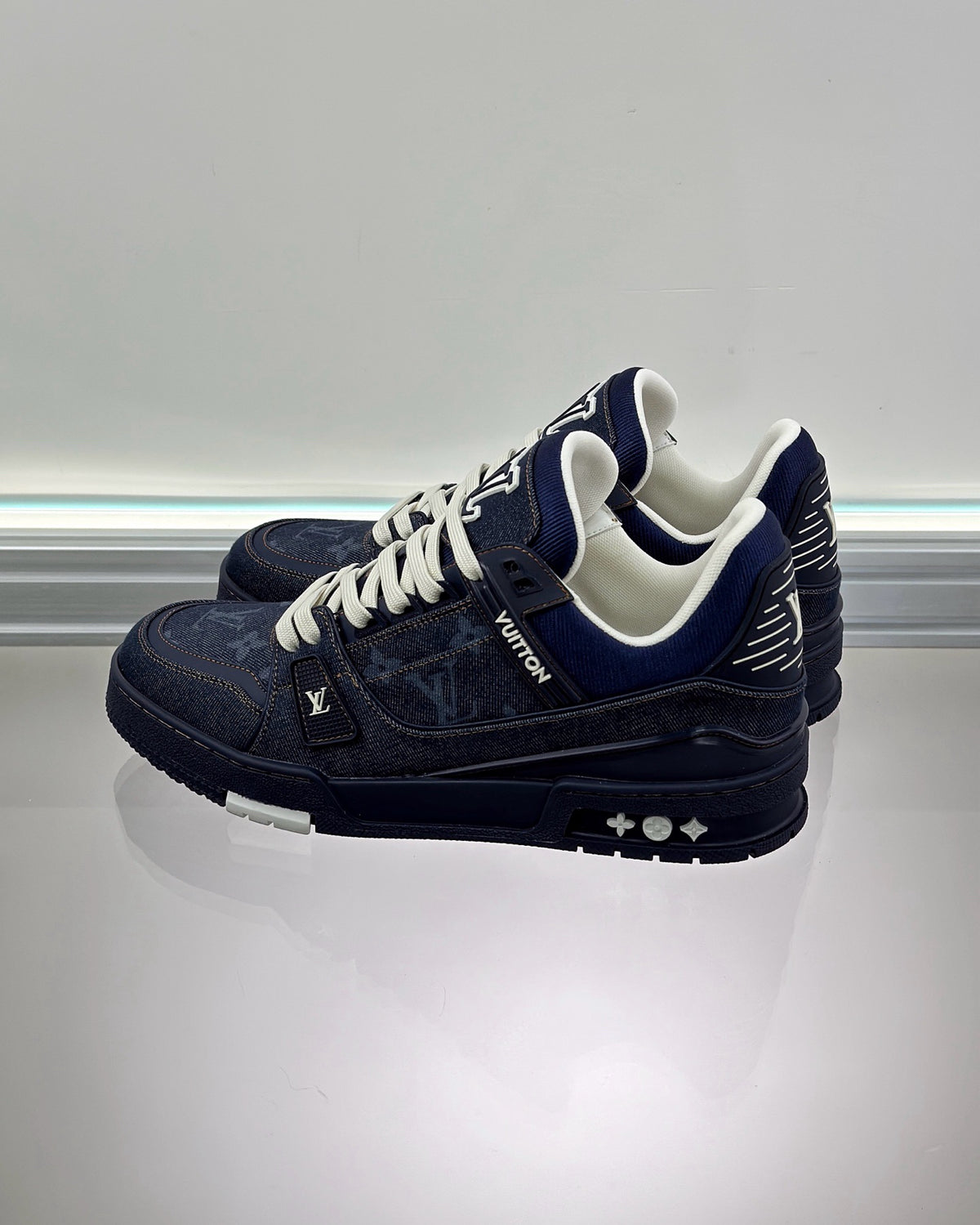 Brown, Black and Blue Shoes - FashionHype.xyz