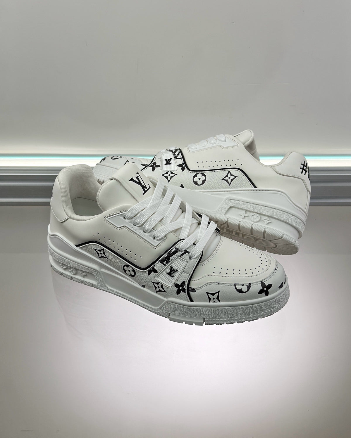 White and Black Shoes