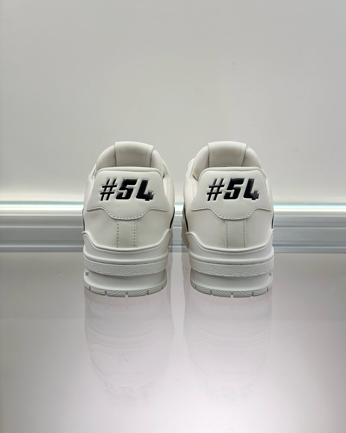 White and Black Shoes