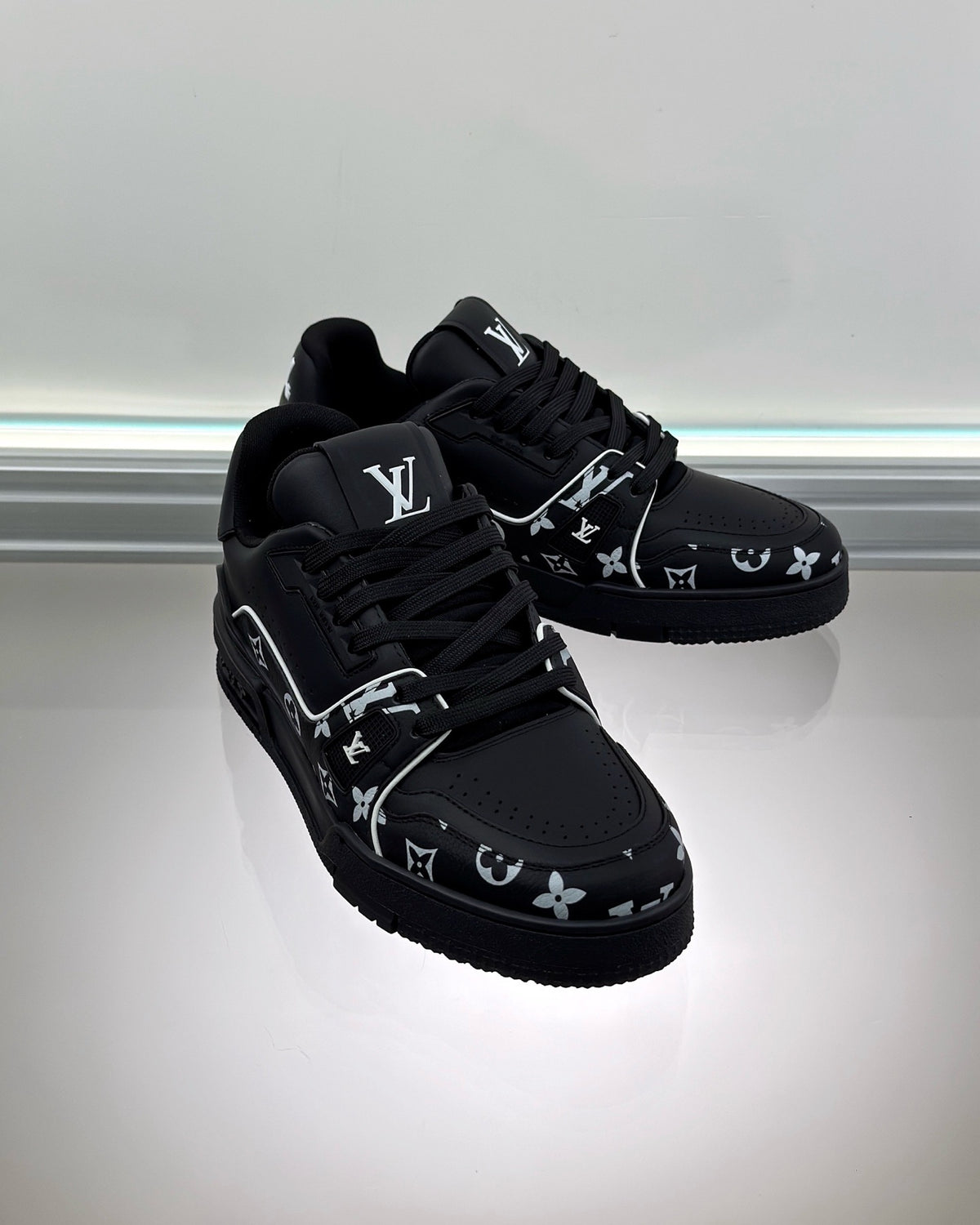 White and Black Shoes