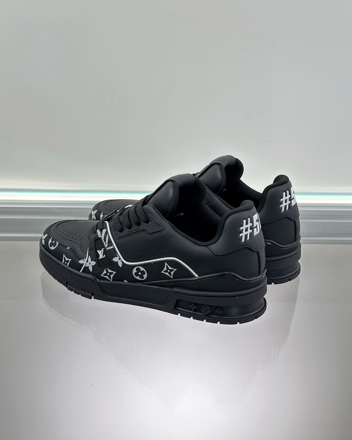 White and Black Shoes