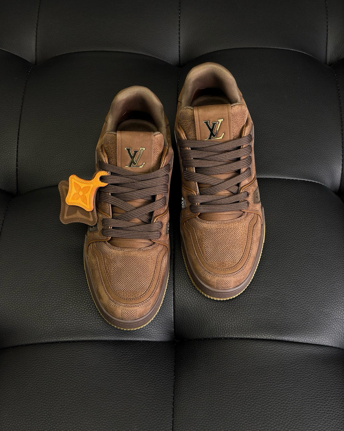 Grey and Brown Shoes - FashionHype.xyz